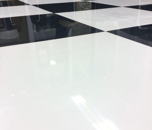 white tile
