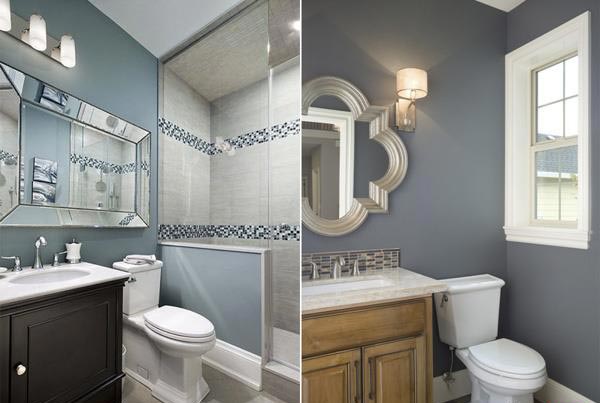 رنگ خاکستری در طراحی دستشویی و سرویس بهداشتی