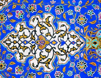 طرح کاشی سنتی دوره قاجار