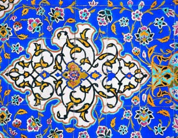 طرح کاشی سنتی دوره قاجار