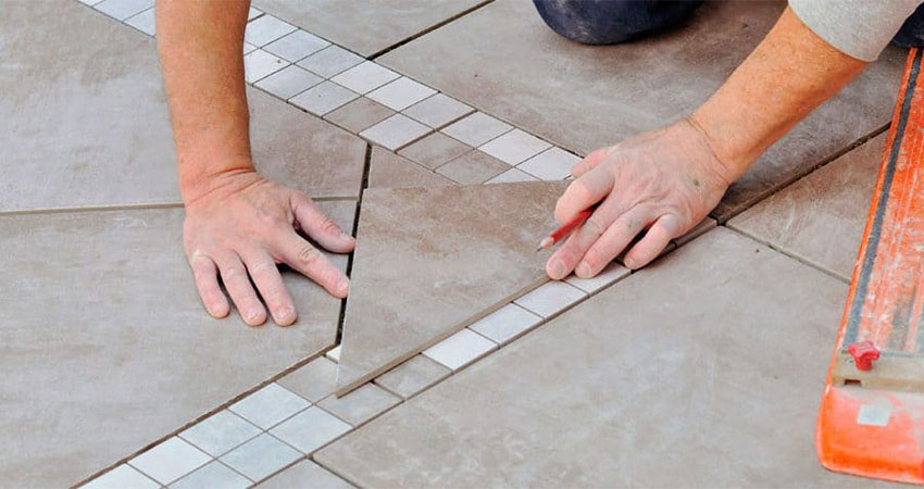 آموزش کاشی کاری کف