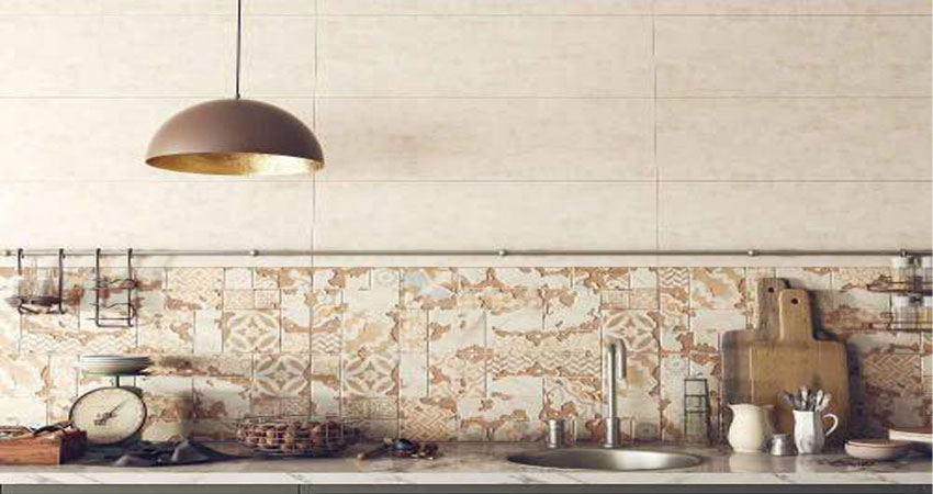 کاشی های بین کابینتی ترکیبی  