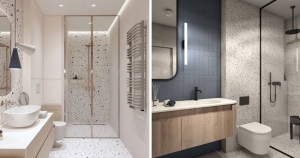 ایده های طراحی حمام و سرویس بهداشتی های کوچک