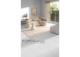 رومئو Romeo - سرامیک رومئو طوسی روشن مات مدل کارشده 100x100 - کاشی سرام نگار Ceram Negar