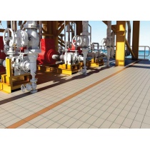 Color Body 1170 - سرامیک کالربادی نارنجی مدل کار شده - کاشی مرجان