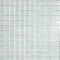 کاشی استخری شیشه ای 4020 سفید - زمرد گلس تایل Zomorod Glass Tile