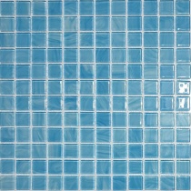 کاشی استخری شیشه ای 4030 آبی - زمرد گلس تایل Zomorod Glass Tile