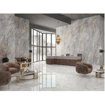 فنتستیک Fantastic Gray - سرامیک فنتستیک طوسی IM2045L-P پولیش مدل کارشده 120x280 - ایمپریو IMPERIO