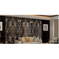 2374 astora black 4mach - سرامیک آستورا مشکی فورمچ پولیش مدل کارشده 60x120 - کاشی میلان