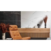 Aura Black - سرامیک اورا بلک پولیش مدل کار شده 80x160 - سرامیک اسلب کرابن تبریز