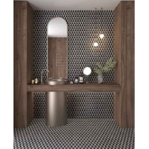 Bianco Nero M7112 - سرامیک بیانکو نرو مدل کار شده 120x270 - اسلب میکل آنجلو