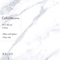 کلکته Calcutta - سرامیک کلکته سفید مات 60x60 - کاشی سرام نگار Ceram Negar