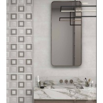 کارناوال Carnaval - سرامیک کارناوال طوسی روشن براق مدل کارشده 30x90 - کاشی الوند Alvand Tile