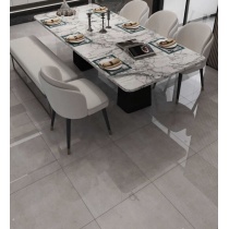 فندی Fendi - سرامیک فندی طوسی براق مدل کارشده 60x60 - کاشی سرام نگار Ceram Negar