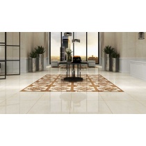 سرامیک کنیا آرت کرم پولیش مدل کار شده 80x80 - کرابن سرامیک تبریز 