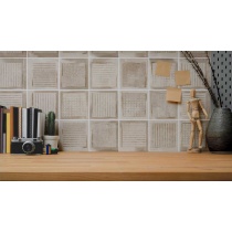 Kevin Art Beige - کاشی کوین آرت بژ مدل کار شده 30x60 - کاشی کرابن تبریز 