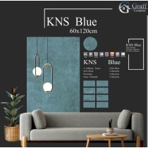 Kns Blue 2023 - کاشی کی ان اس آبی پولیش 120*60 - گراف سرامیک Graff Ceramic