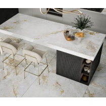 ماربلایز Marbleiz - سرامیک اسلب ماربلایز بژ پولیش مدل کارشده 120x260 - کاشی رومانس ROMANCE TILE