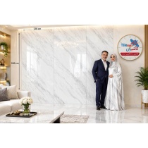 سرامیک اسلب پورتو سفید مدل کار شده 120x280 - اسپینا اسلب Spina Slab