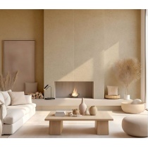 سن سباستین San Sebastian - سرامیک اسلب سن سباستین کرم مات مدل کارشده 120x260 - اسلب ریوان Rivan