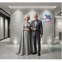 سرامیک اسلب سمنتو طوسی روشن مدل کار شده 80x160 - آندیا گرس ANDIA GRES