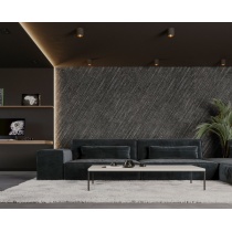 Victoria Black 2306 - سرامیک اسلب ویکتوریا مشکی مات مدل کارشده 120x300 - اسلب ورونزو Veronzo