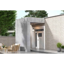 wallbrick - سرامیک وال بریک کرم مدل کار شده 40x120 - سرامیک برلیان 