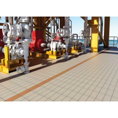 Color Body 1170 - سرامیک کالربادی نارنجی مدل کار شده - کاشی مرجان