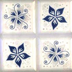 طناز - سرامیک روتو طناز آبی - کاشی باستان میبد BASTAN TILE