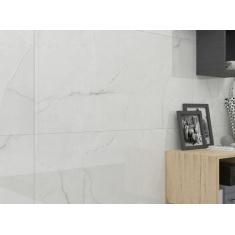ادینبرگ Adinberg- سرامیک ادینبرگ سفید پولیش مدل کارشده 60x120 - کاشی عقیق