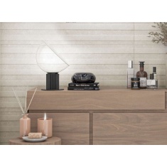 بلیس Belis - دکور سرامیک بلیس کرم مات مدل کارشده 60x120 - کاشی رالس