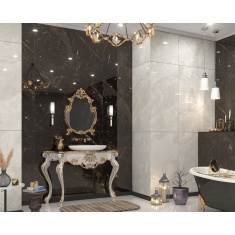 بلک برن Black Burn - سرامیک بلک برن نانو پولیش مدل کارشده 60x120 - اسلب آبادیس