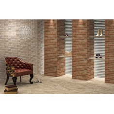 وال Wall - سرامیک آجرنما 55*33 وال مدل کار شده - کاشی مرجان Marjan Tile