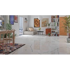 Carrara 2617 - سرامیک کررا پولیش مدل کارشده 100x100 - کاشی میلان