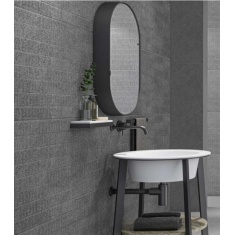 کازابلانکا Casablanca - سرامیک کازابلانکا طوسی تیره دکور مات مدل کارشده 60x120 - کاشی سرام نگار Ceram Negar