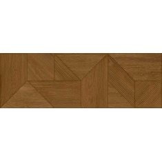 کاملیا وود Camella wood Relief Art - سرامیک کاملیا وود ریلایف دارک براون 40x120 - کرابن سرامیک تبریز