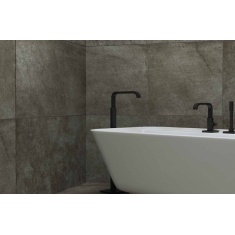 Design Concrete Dark Grey Matte - سرامیک دیزاین کانکریت طوسی تیره مدل کارشده 60x120 - سرامیک راک اصفهان