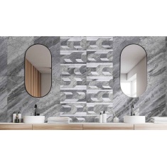 فانتزی Fantesy - سرامیک فانتزی گری مدل کار شده 60x120 - کرابن تبریز 