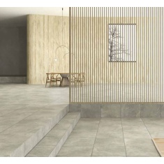 Fusion Stone Gray - سرامیک فیوژن استون طوسی مات مدل کارشده 60x60 - سرامیک راک 