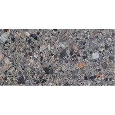گراول Gravel - سرامیک گراول طوسی تیره پولیش 60x120 - کاشی میلان