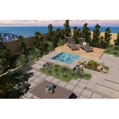 لیتیو Lative - سرامیک لیتیو مدل کار شده 45x45 - سرامیتو