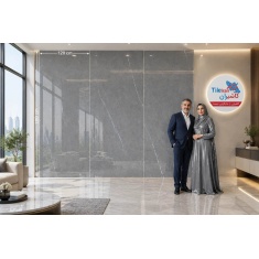 سرامیک اسلب لیدو طوسی تیره مدل کار شده 120x280 - اسپینا اسلب Spina Slab