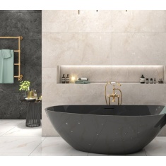 لوکارنو Locarno - سرامیک لوکارنو کرم روشن نانو پولیش مدل کارشده60x120 - اسلب آبادیس