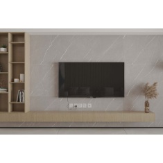 مندوزا Mendoza - سرامیک مندوزا طوسی روشن سمی پولیش مدل کارشده 80x160 - سرامیک ریوان Rivan