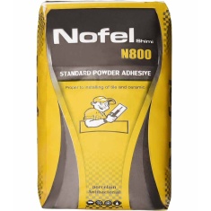 چسب کاشی پودری نوفل زرد N800 وزن 20 کیلو - نوفل شیمی