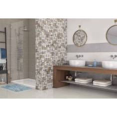 اکتاو Octav - کاشی اکتاو نسکافه ای مدل کار شده - سرامیک البرز ALBORZ CERAMIC