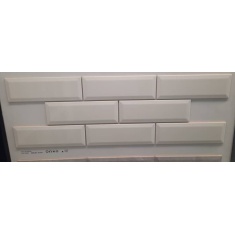 سالید Salid - سرامیک سالید سفید براق 10x30 - کاشی فخار