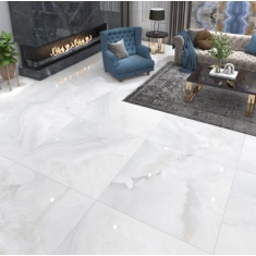 پورتلند Portland - سرامیک اسلب پورتلند روشن پولیش مدل کارشده 120120 - کاشی و سرامیک آبادیس