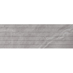 وینست Vinset - سرامیک دکور وینست طوسی روشن براق 30x90 - کاشی فخار