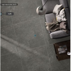 Regina Anthracite 9393- رجینا آنترازیت مات مدل کارشده 120x120 - کاشی میلان
